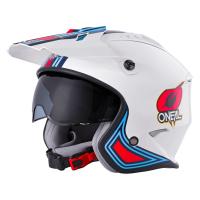 ONEAL Шлем открытый Volt MN1, глянец Белый/красный в Ижевске