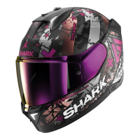 Shark Шлем Skwal i3 Hellcat Mat Black/Chrome/Violet в Ижевске