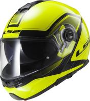 LS2 Мотошлем снегоходный FF325 Strobe Electric Snow Civik Желтый/Черный в Ижевске