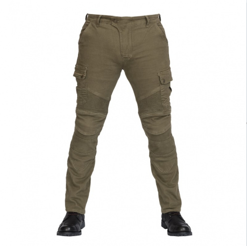 MadBull Мотобрюки Cargo JS Stretch Olive в Ижевске