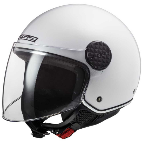 LS2 Мотошлем OF558 Sphere Lux Solid белый в Ижевске