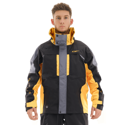 Dragonfly Куртка мембранная Quad Pro Black-yellow в Ижевске