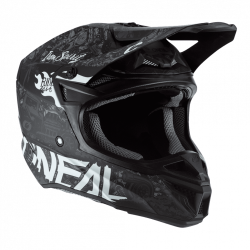 ONEAL Кроссовый шлем 5Series HR Черный/Белый в Ижевске