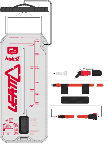 Leatt Гидропак Flat Cleantech Bladder Pack 2L в Ижевске