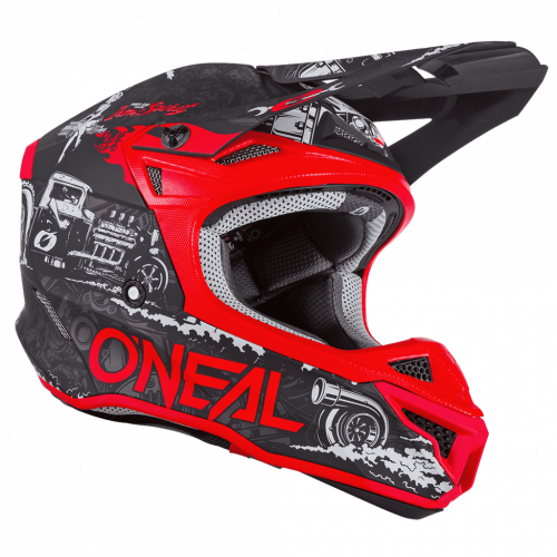 ONEAL Кроссовый шлем 5Series HR Черный/Красный в Ижевске