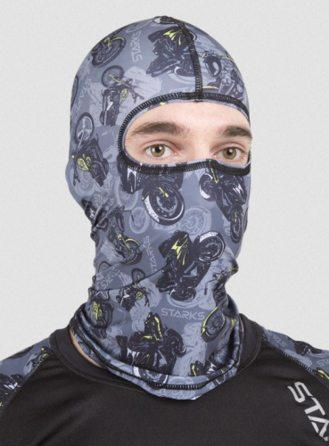 Starks Подшлемник Light Print Moto Серый принт в Ижевске
