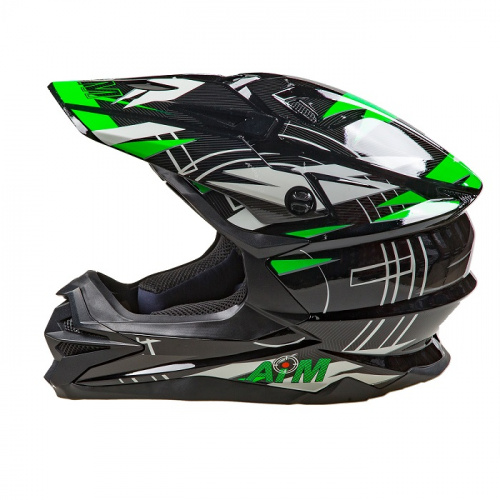 AiM Шлем кроссовый JK803S Green/Black в Ижевске
