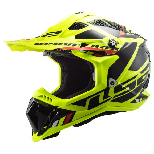 LS2 Мотошлем MX700 Subverter Evo Stomp Желто-черный в Ижевске