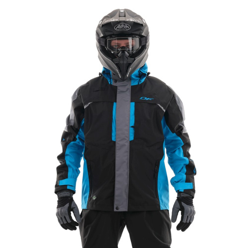Dragonfly Куртка мембранная Quad Pro Black-Blue в Ижевске