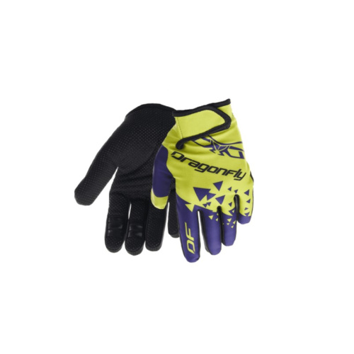 Dragonfly Перчатки Cross Lime - Ultramarine в Ижевске