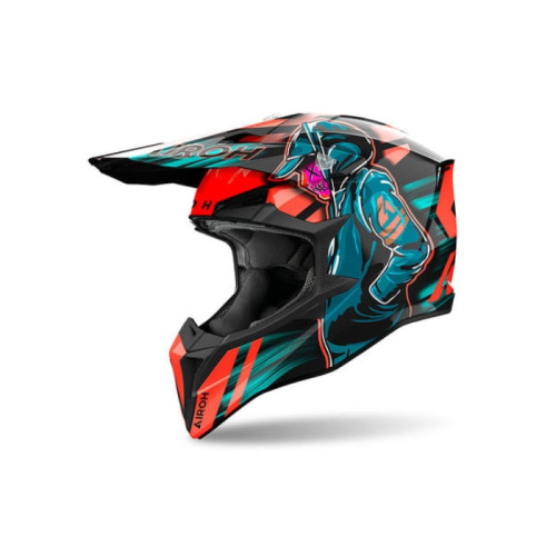 Airoh Шлем Wraaap Cyber Orange Glossy в Ижевске