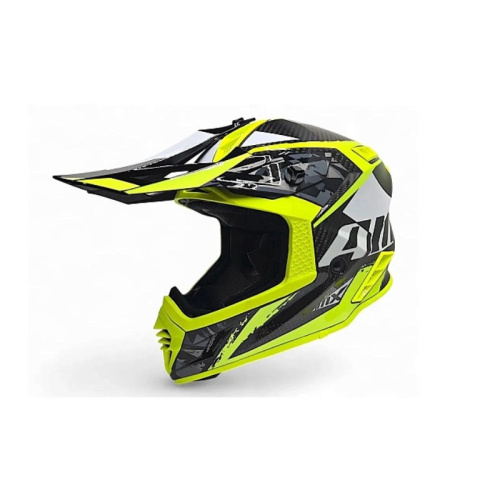 AiM Шлем RH855 Carbon Terrain Black/Yellow в Ижевске