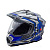 AIM Шлем кросс/эндуро JK802S Blue/Grey/Black в Ижевске
