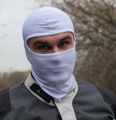 MotoLike Подшлемник Хлопок/Эластан Белый в Ижевске