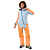 Dragonfly Комбинезон Gravity 2.0 Woman Light Blue - Mock Orange 2025 в Ижевске
