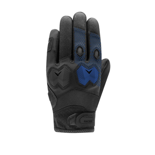 Racer Перчатки Blocks Black/Blue в Ижевске
