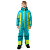 Dragonfly Зимний утепленный комбинезон Gravity Teenager Dark Green - Lime 2025 в Ижевске