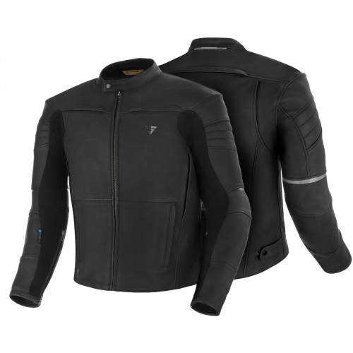 Shima Мотокуртка Кожаная Shadow TFL Black в Ижевске